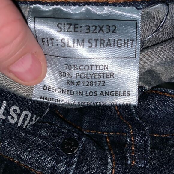 Ring of Fire slim straight jeans 32x32 - Picture 5 of 5